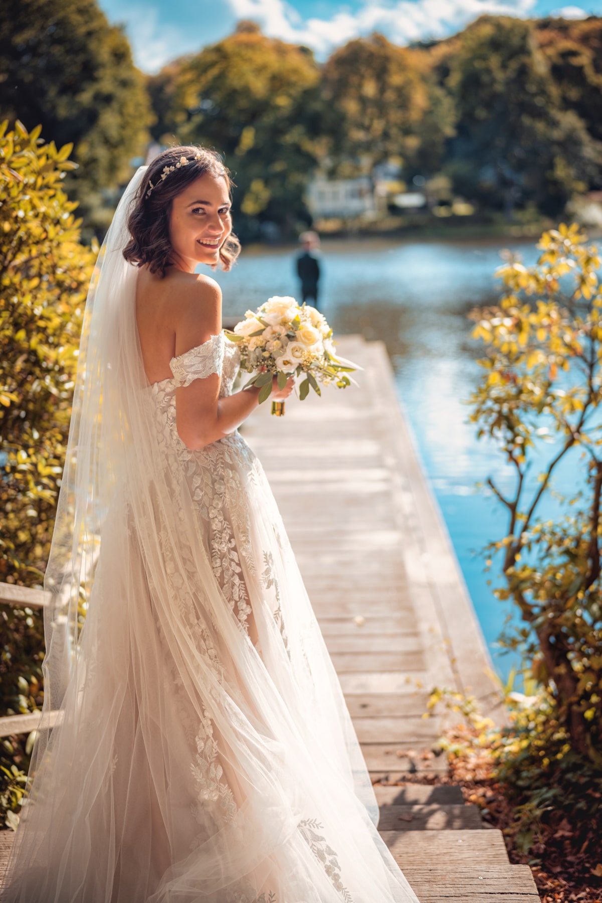 First Look Brautpaar – Hochzeitsfotograf Hamburg