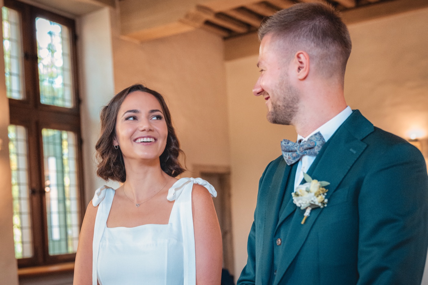 Ringwechsel bei der standesamtlichen Trauung