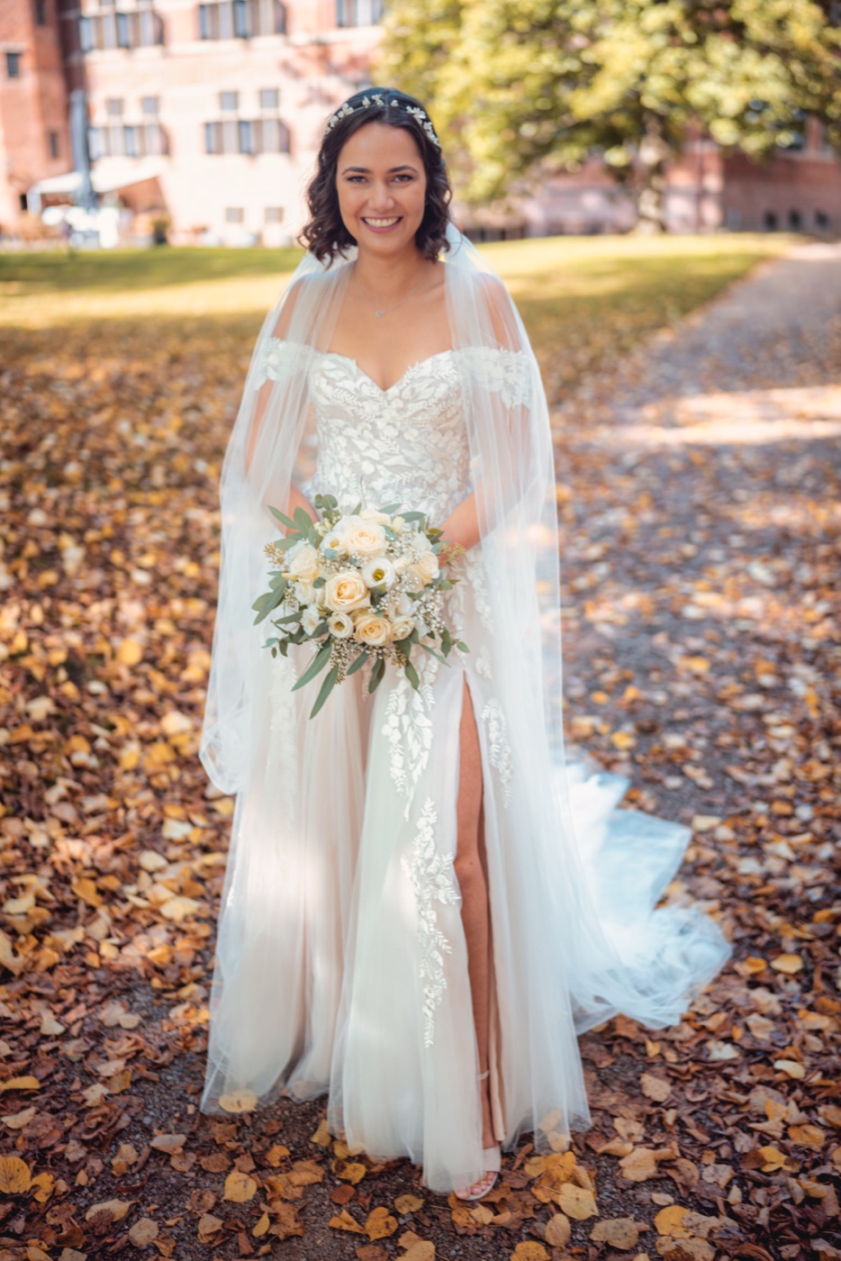 First Look – Brautpaar sieht sich zum ersten Mal am Hochzeitstag
