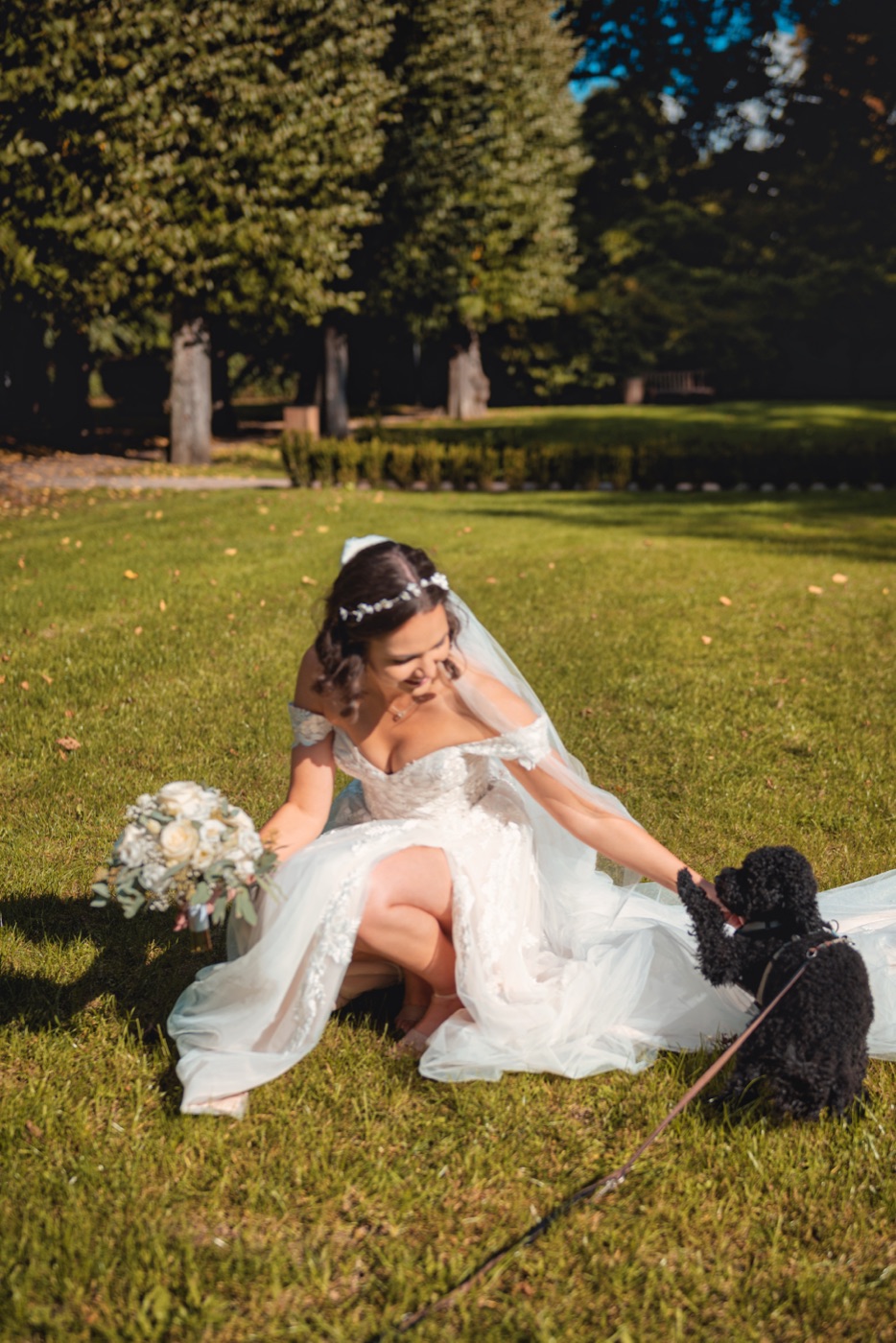 First Look – Brautpaar sieht sich zum ersten Mal am Hochzeitstag