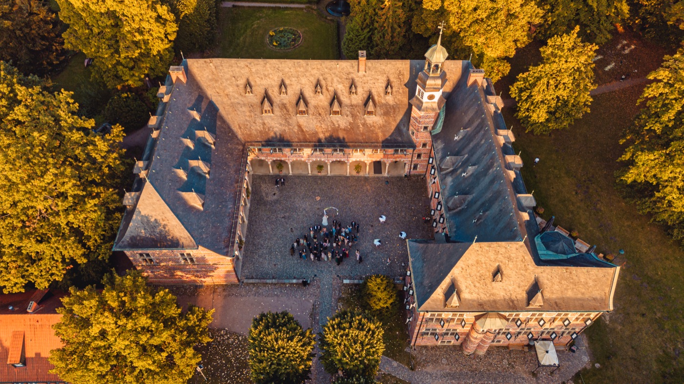 Lustige Gruppenfotos bei der Hochzeit