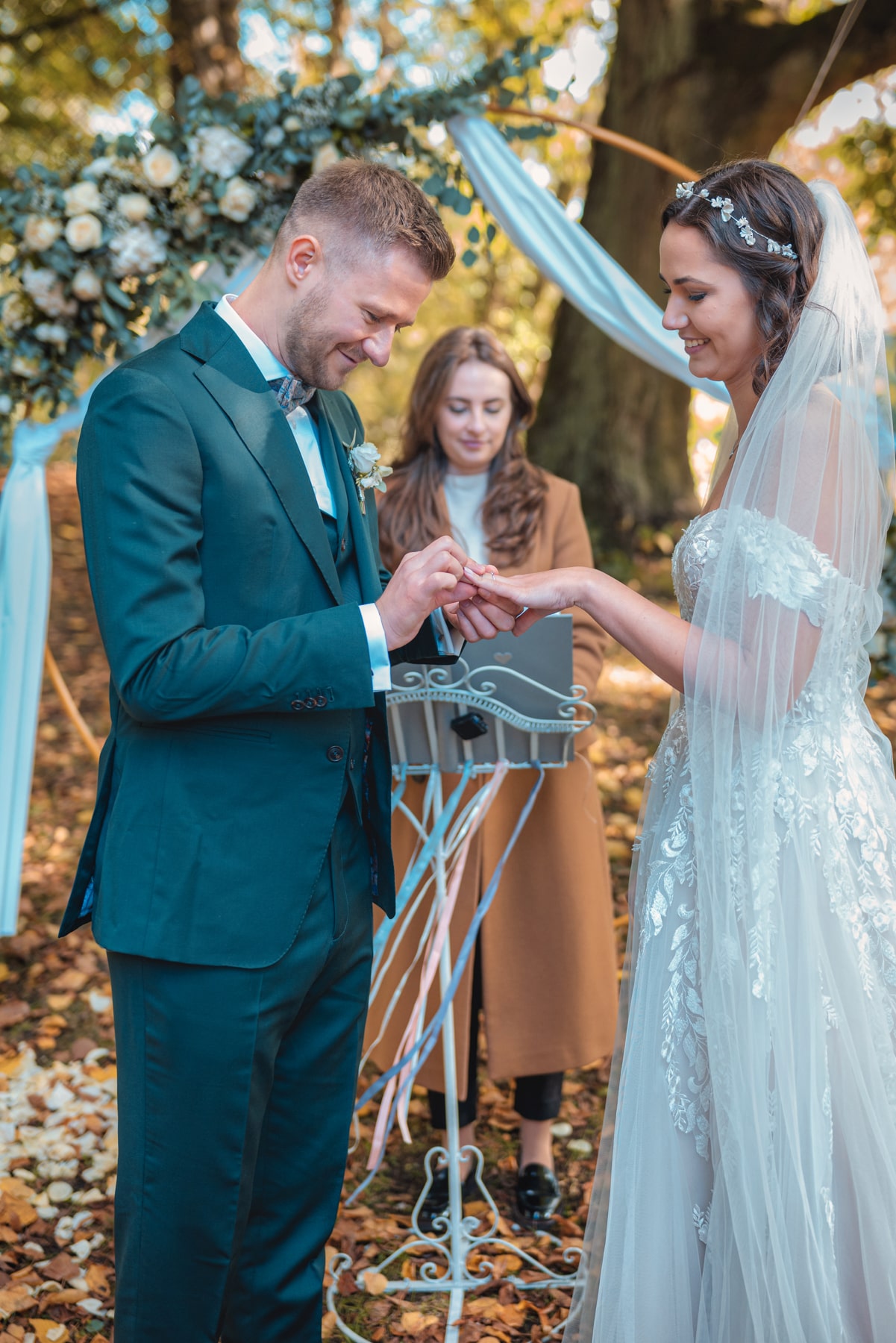 Ringwechsel bei der freien Trauung
