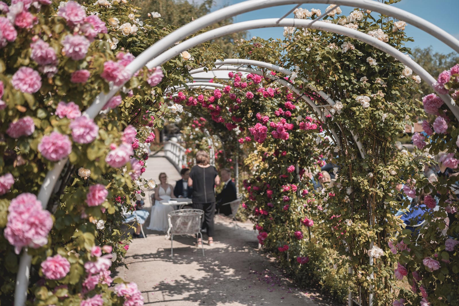 Hochzeitsdetails im Rosarium Uetersen